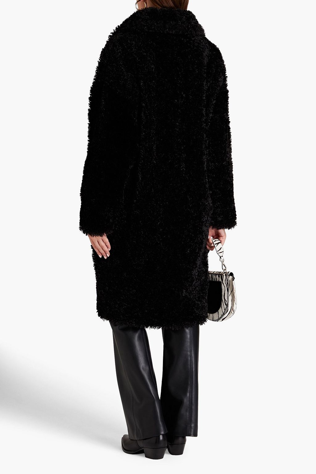 STAND STUDIO Anika oversized faux shearling coat