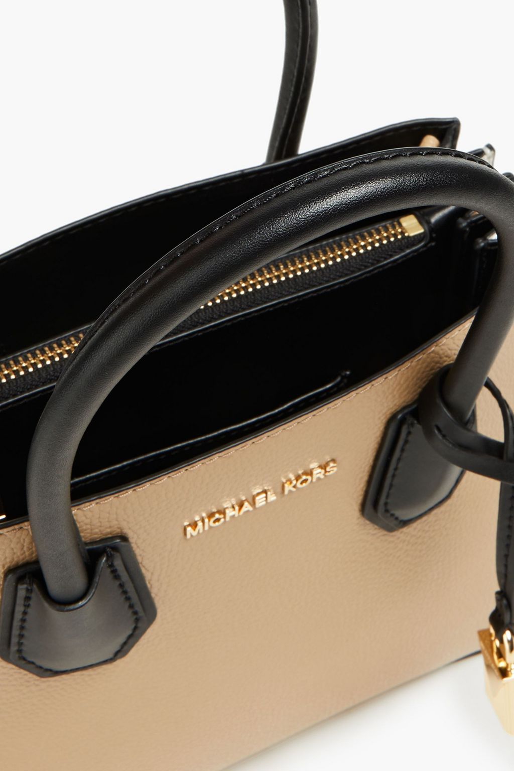 MICHAEL MICHAEL KORS Mercer color-block pebbled-leather tote