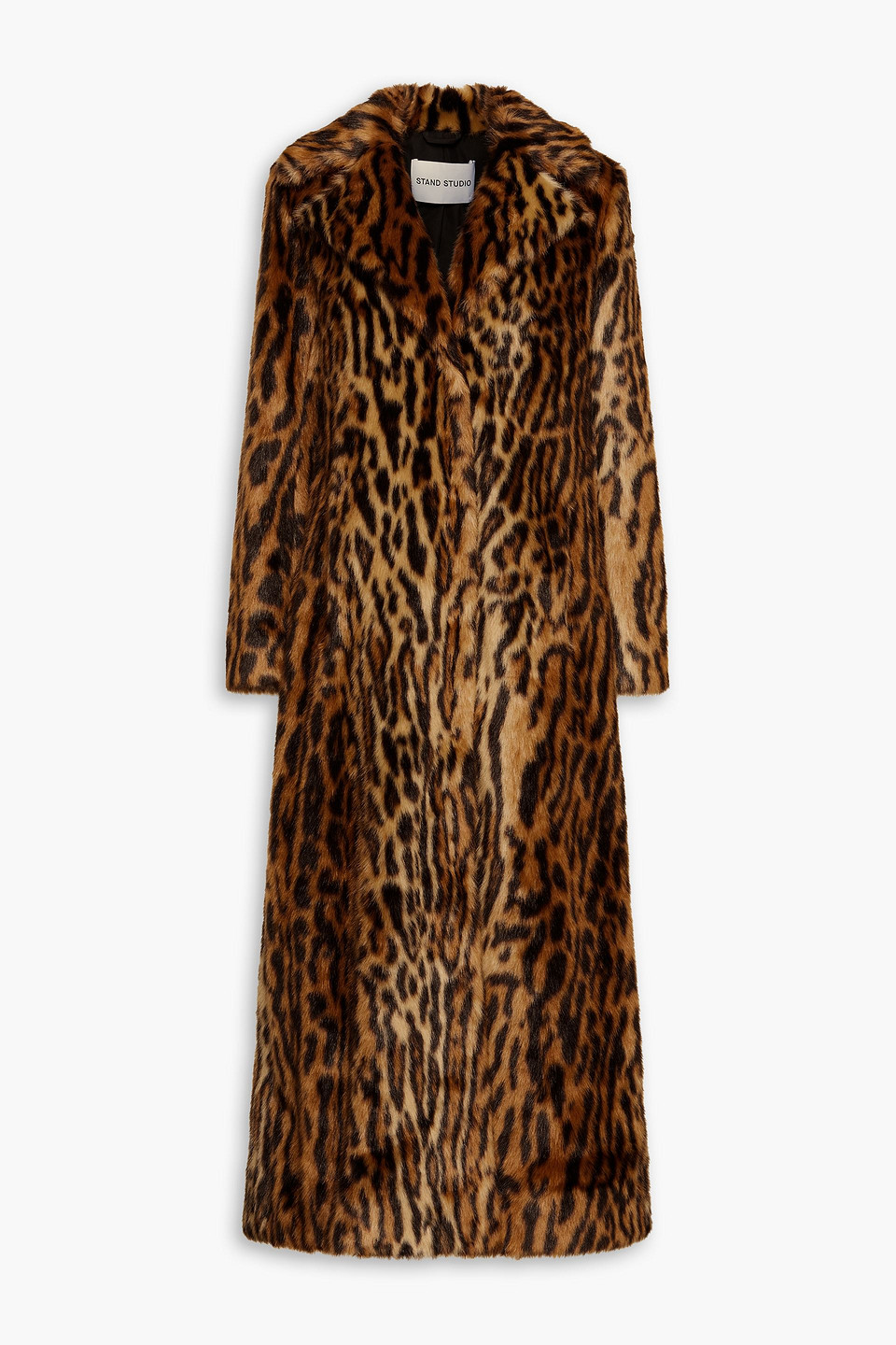 Stand leopard hotsell coat