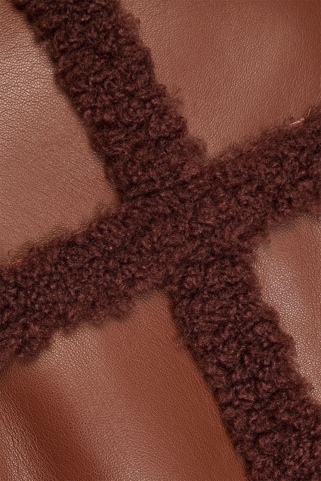 STAND STUDIO Patrice faux shearling coat
