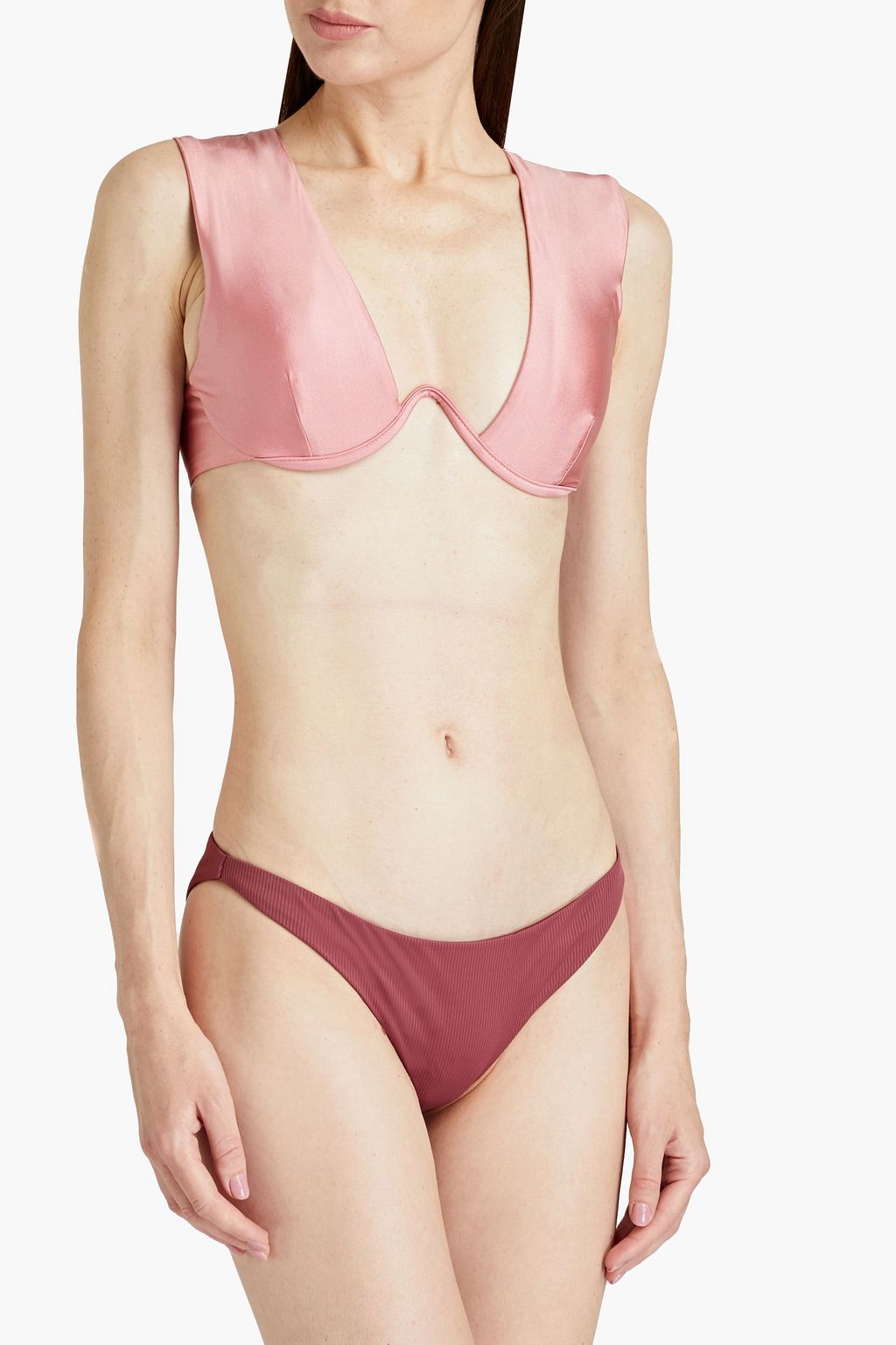 ANDREA IYAMAH Kuwa cutout underwired bikini top