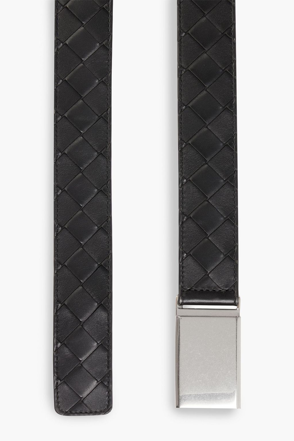 BOTTEGA VENETA Intrecciato leather belt
