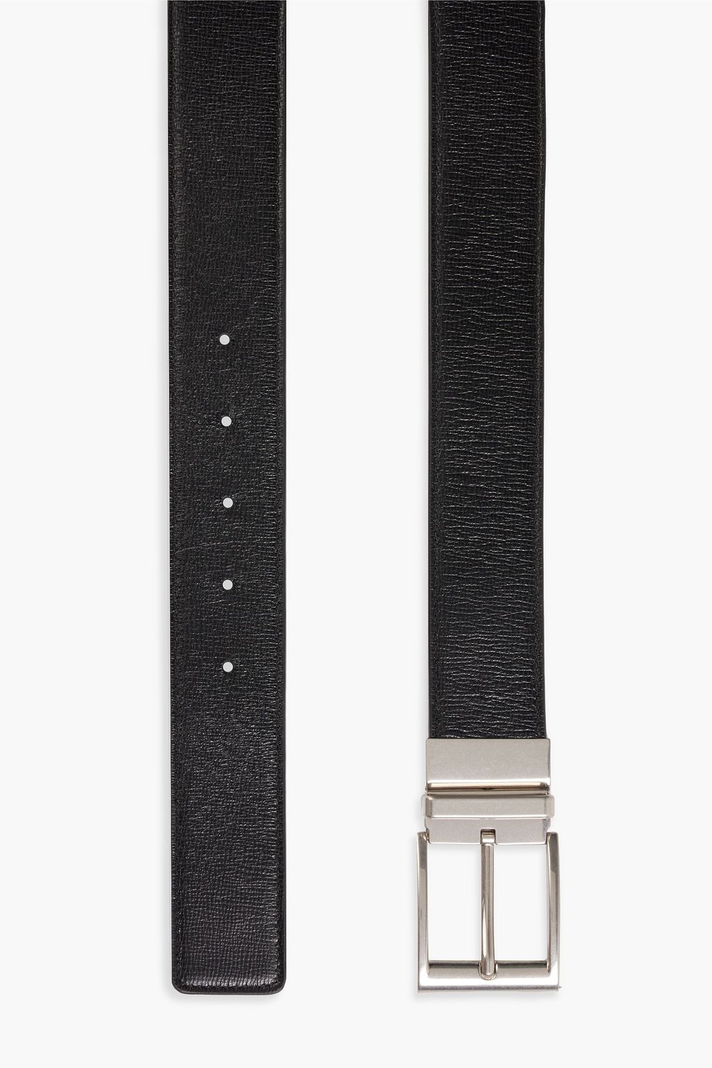 BOTTEGA VENETA Textured-leather belt