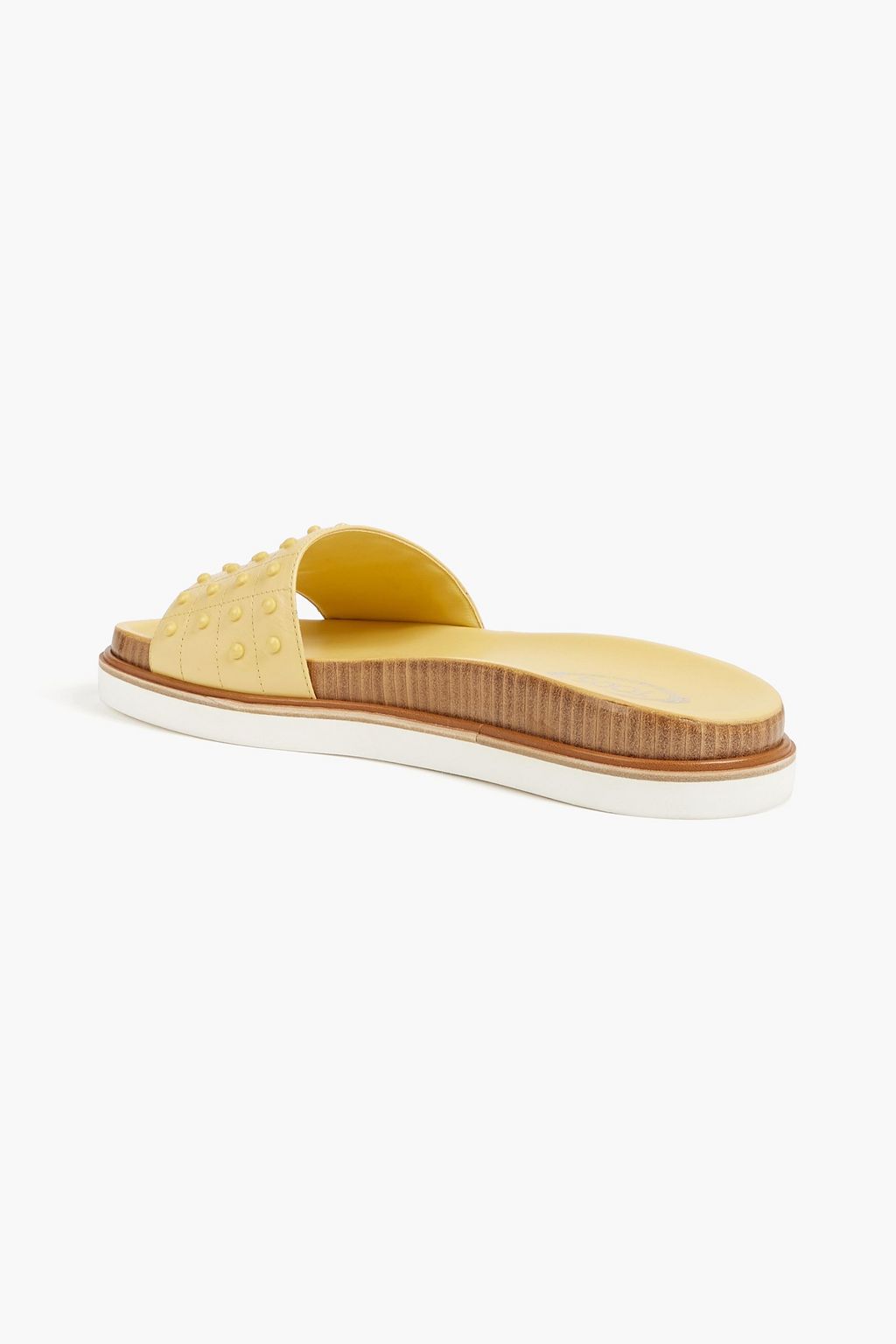 TOD'S Studded leather slides