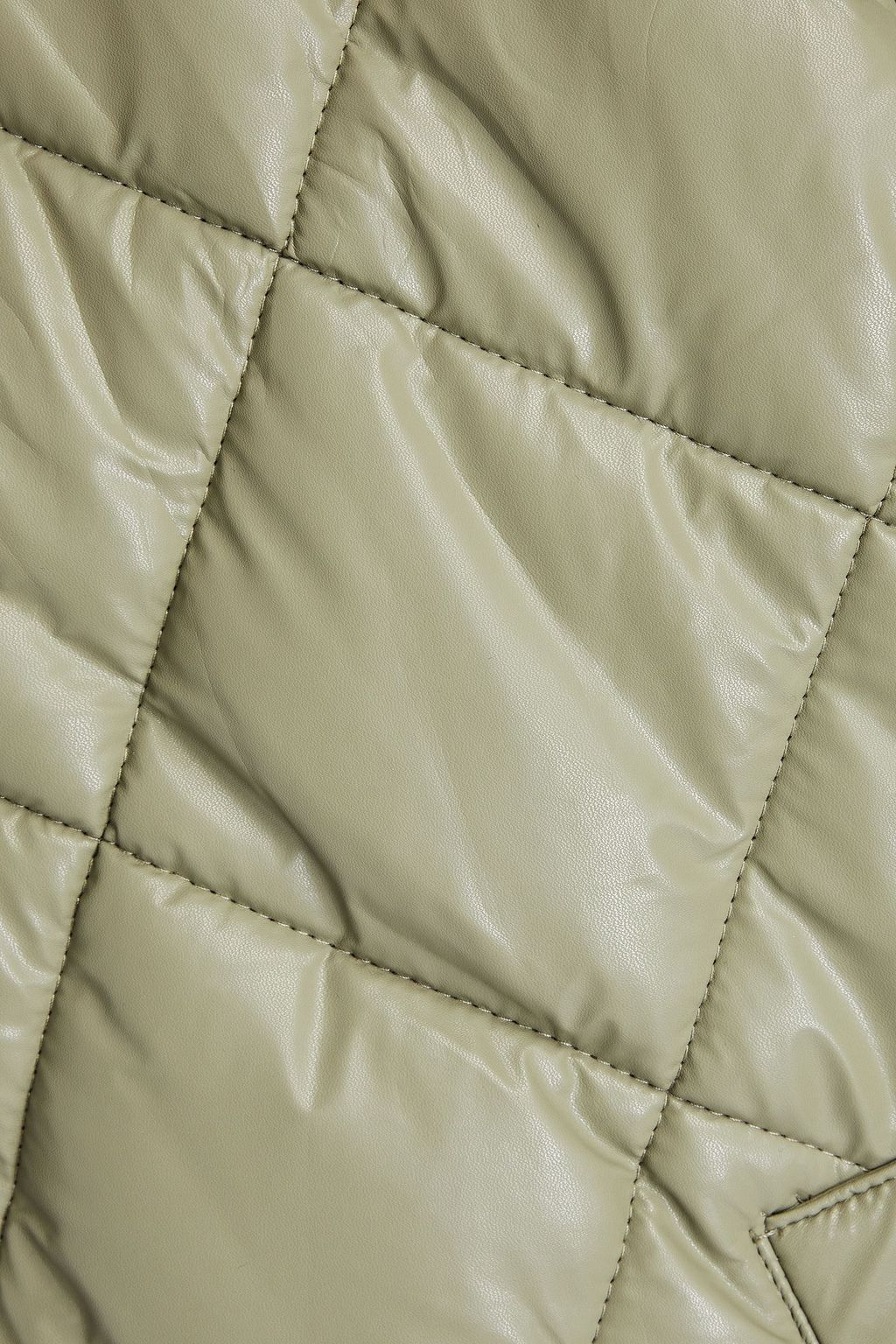 STAND STUDIO Nikolina quilted faux leather jacket