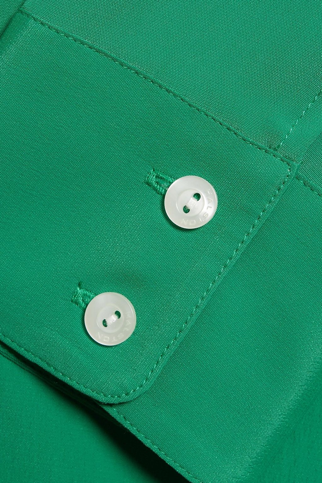 HALSTON Aria crepe shirt