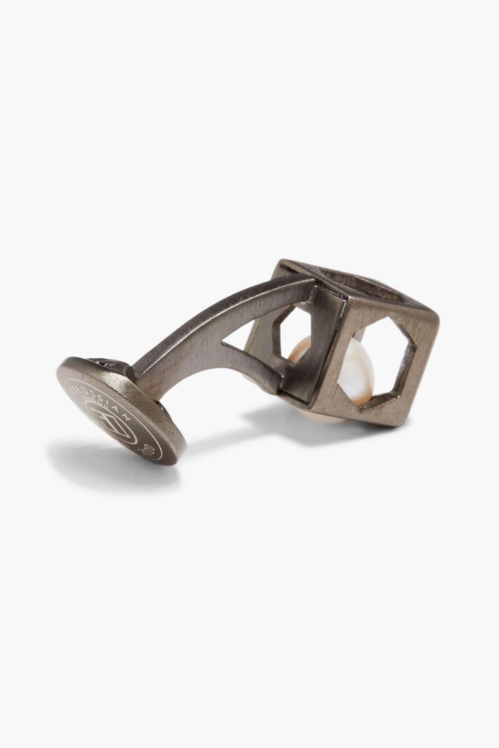 TATEOSSIAN Ruthenium-beschichtete Manschettenknöpfe mit Perlen
