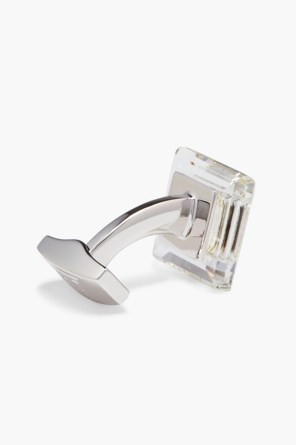 TATEOSSIAN Silver-tone, Swarovski crystal and enamel cufflinks