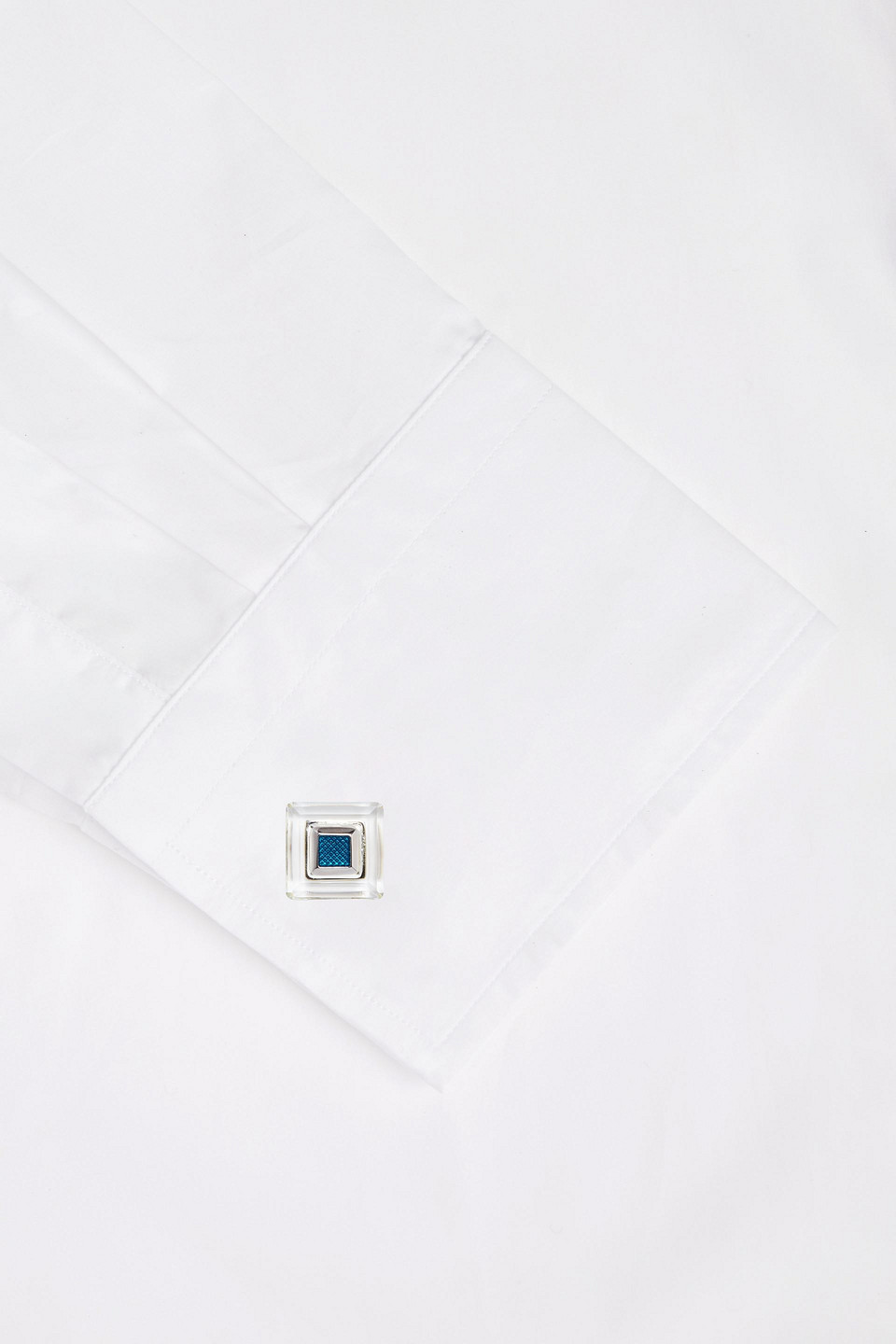 Tateossian Silver-tone, Swarovski Crystal And Enamel Cufflinks In Teal