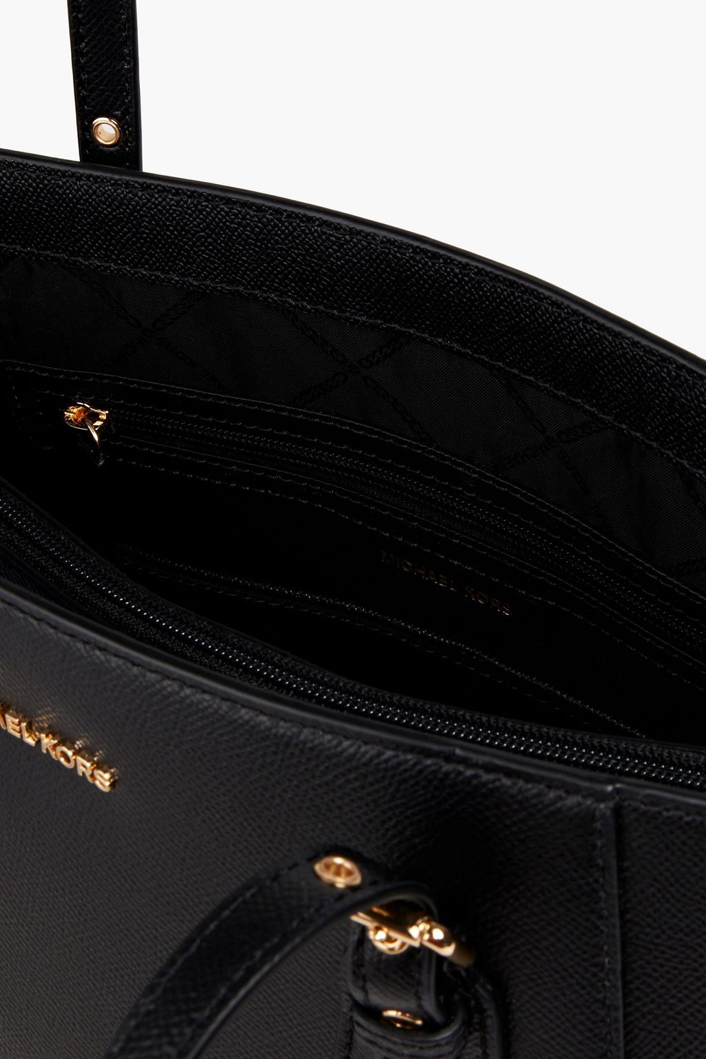MICHAEL MICHAEL KORS Voyager textured-leather tote