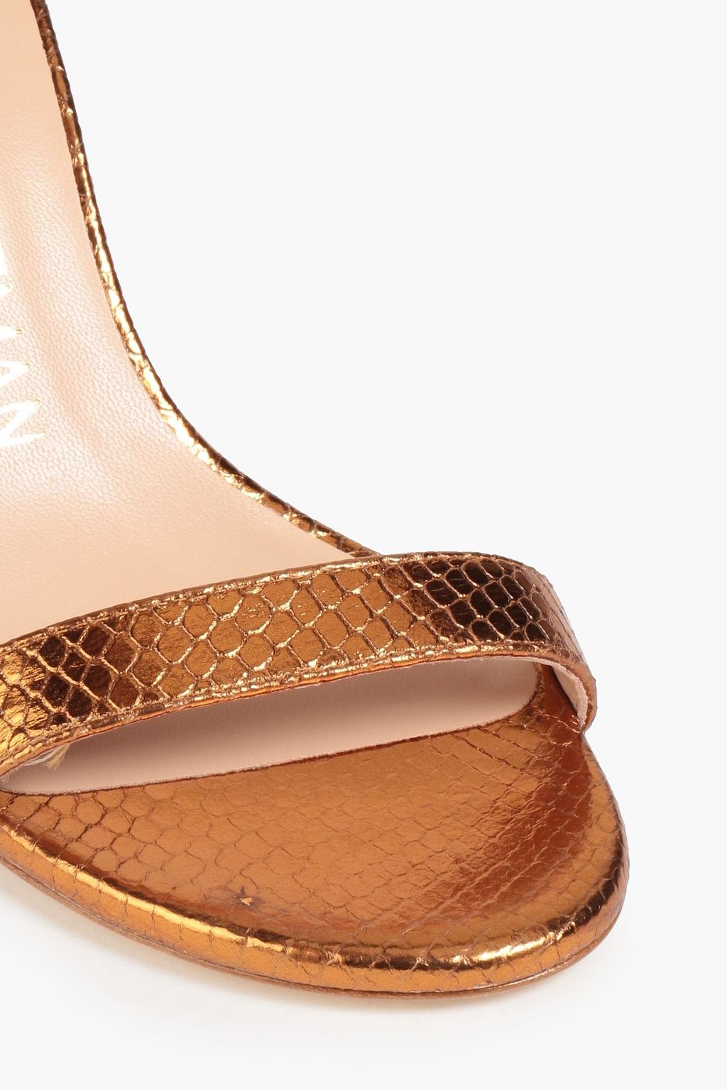 STUART WEITZMAN パテントレザー サンダル