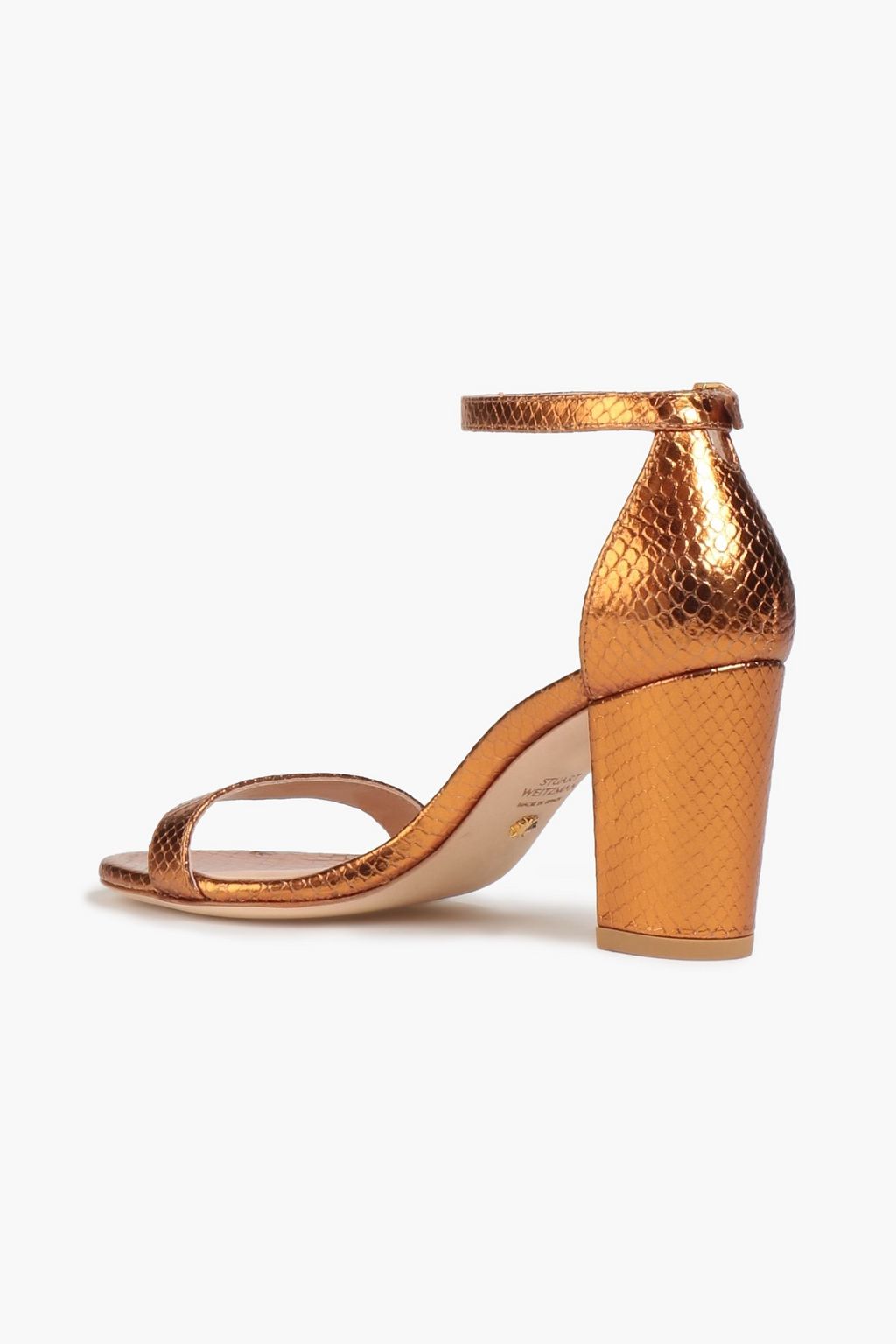 STUART WEITZMAN パテントレザー サンダル