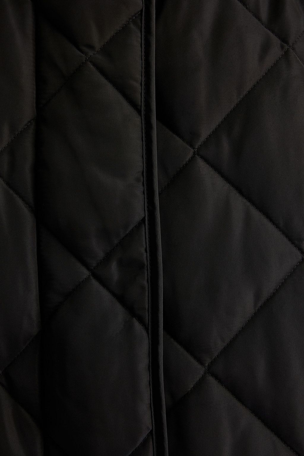 Black Sue oversized quilted shell 