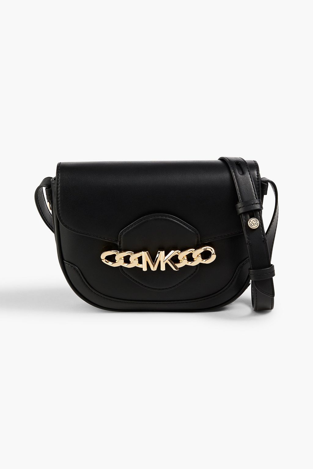 Embellished leather shoulder bag deals