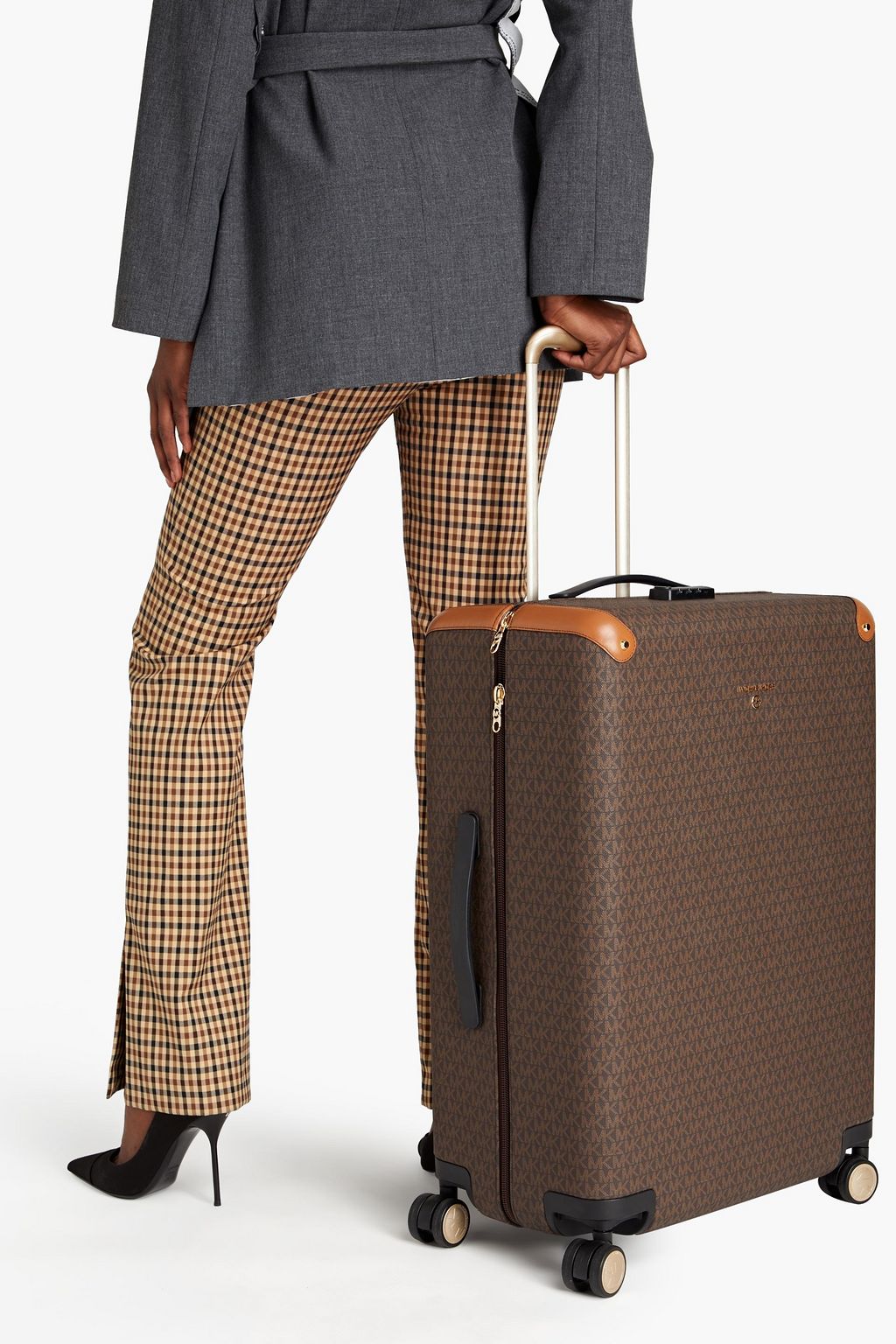 MICHAEL MICHAEL KORS Logo-print faux leather suitcase