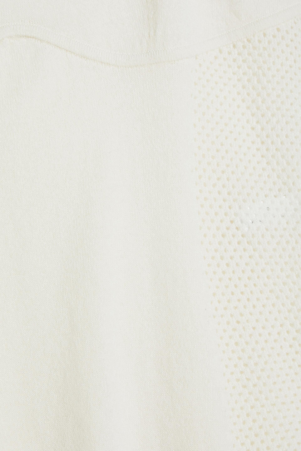 Fleur Du Mal Pointelle-trimmed Cashmere Bodysuit In Ivory