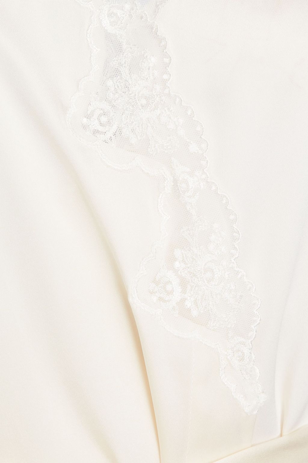GINIA Silk-charmeuse robe