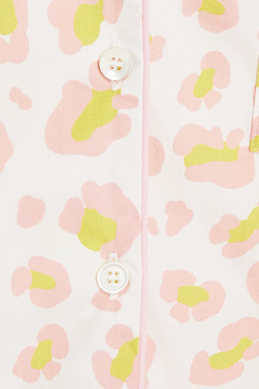 CHINTI & PARKER Leopard-print cotton-poplin pajama set
