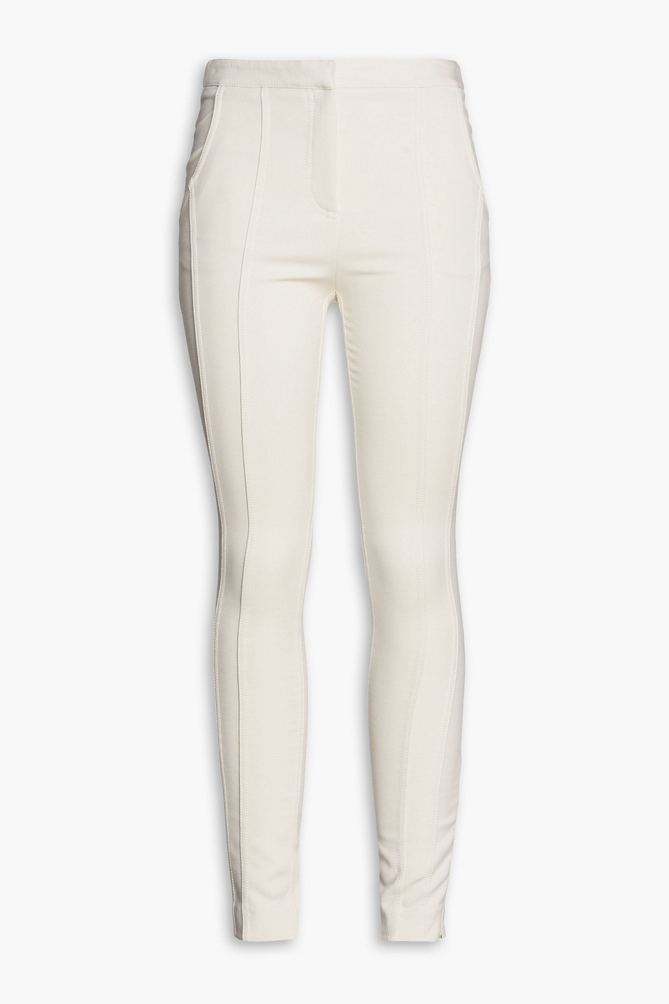 Zuhair Murad Jersey Slim-leg Trousers In White