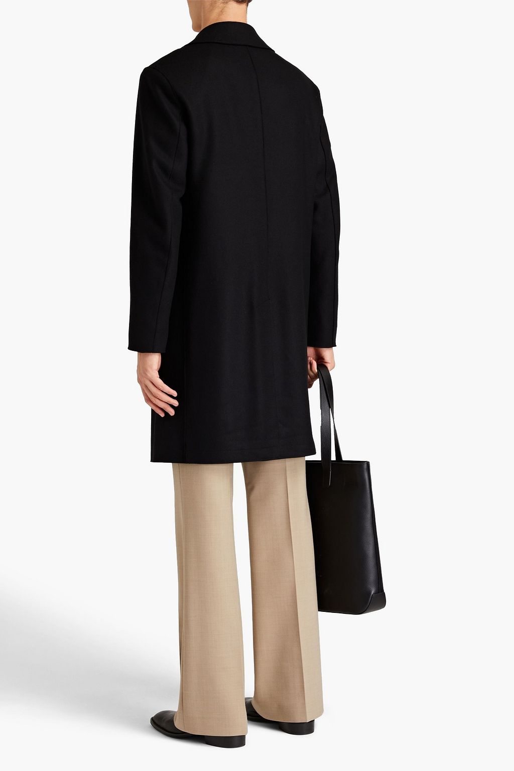 THEORY Sinclair wool-blend felt coat