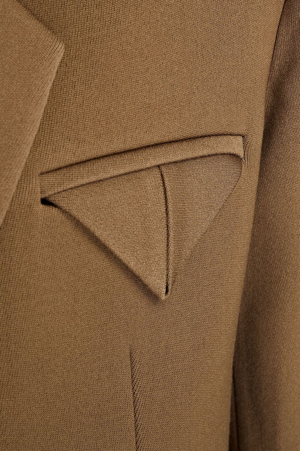 BOTTEGA VENETA Embellished wool-blend ponte coat