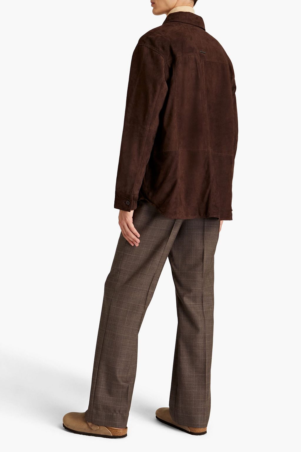 DEADWOOD Oversized suede overshirt