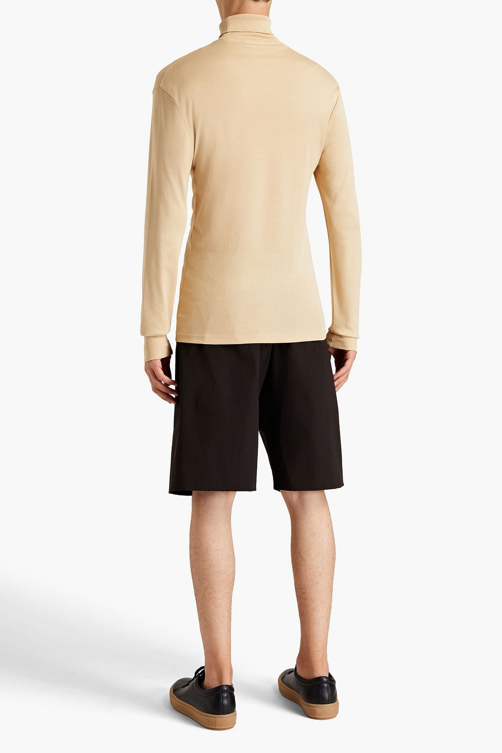 LEMAIRE Cotton-jersey turtleneck top