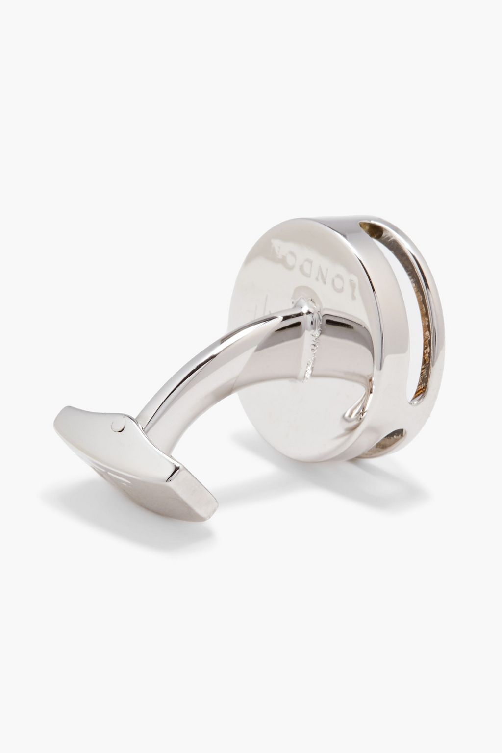 TATEOSSIAN Silver-tone enamel cufflinks