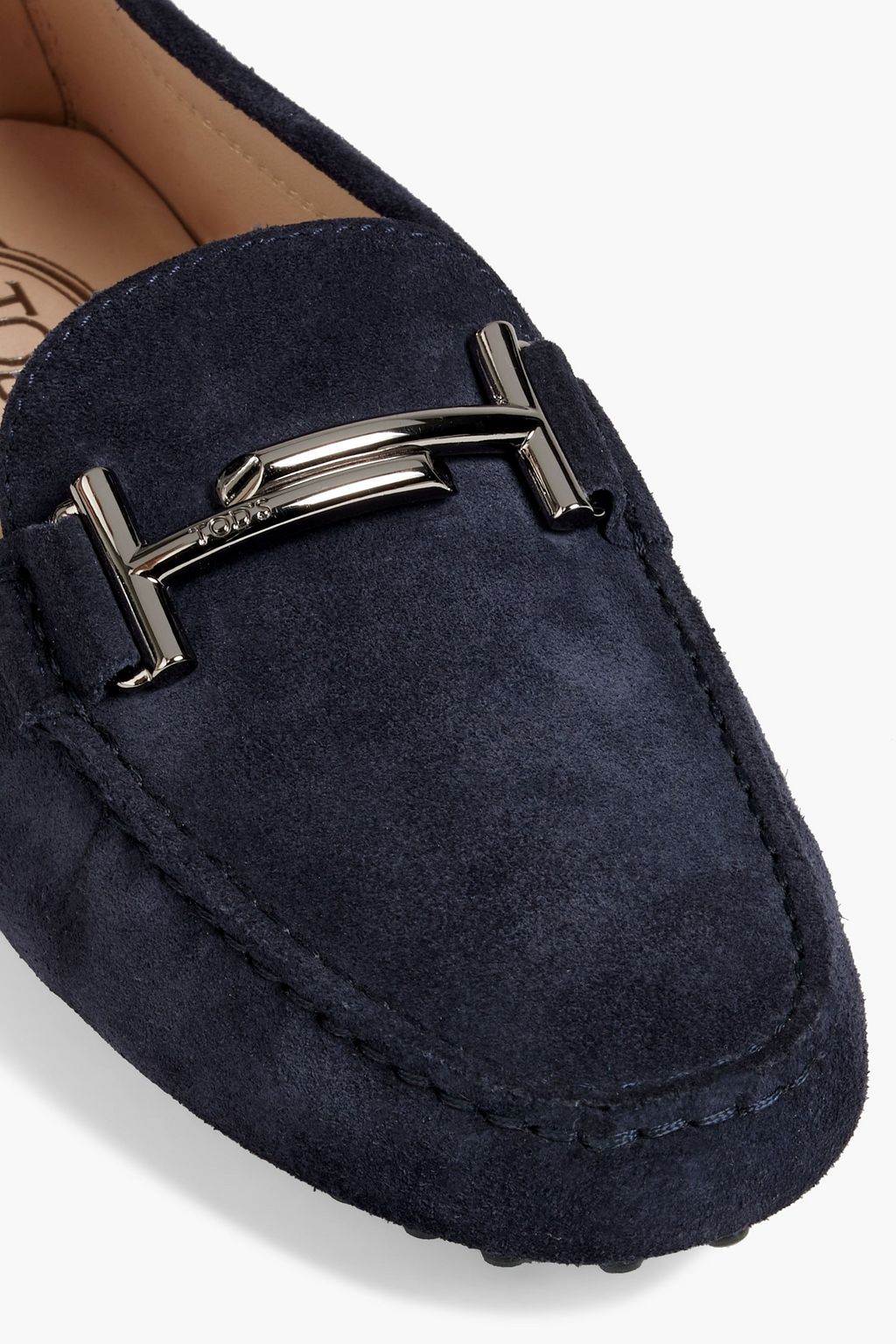 TOD'S Double T suede loafers