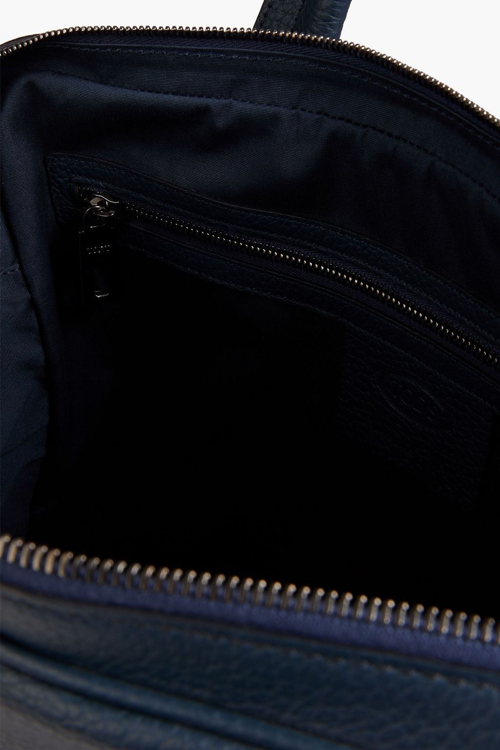 TOD'S Pebbled-leather briefcase