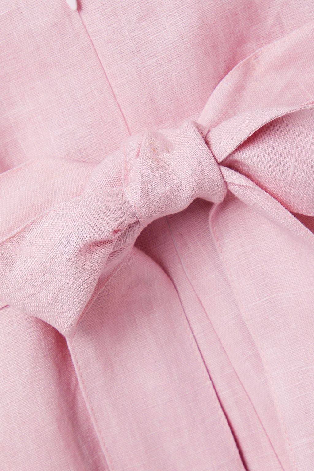 RIVET UTILITY Trendsetter belted linen playsuit