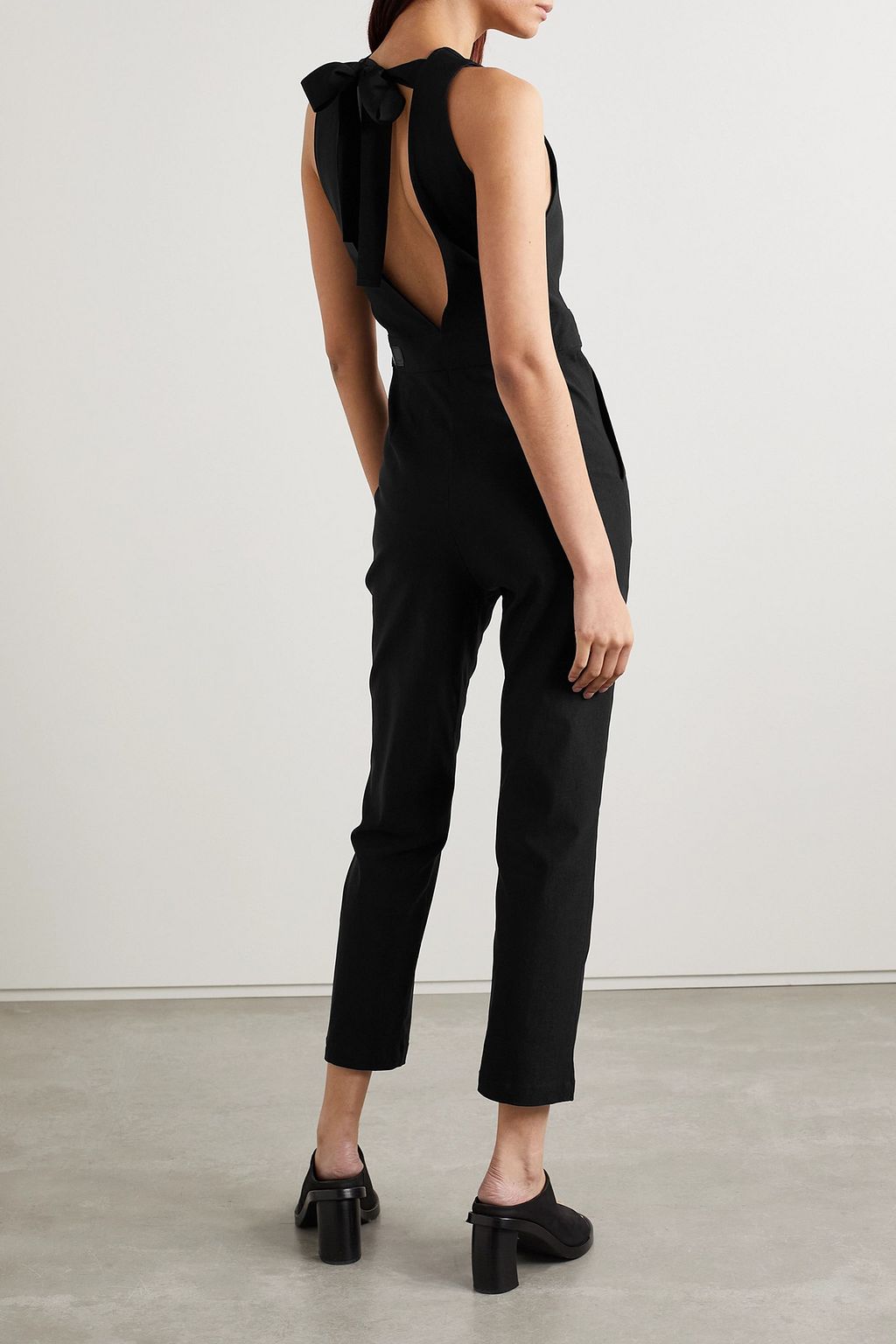 RIVET UTILITY Heart Throb stretch-twill jumpsuit