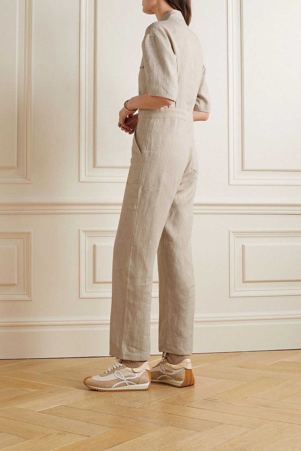 RIVET UTILITY Dynamo linen jumpsuit