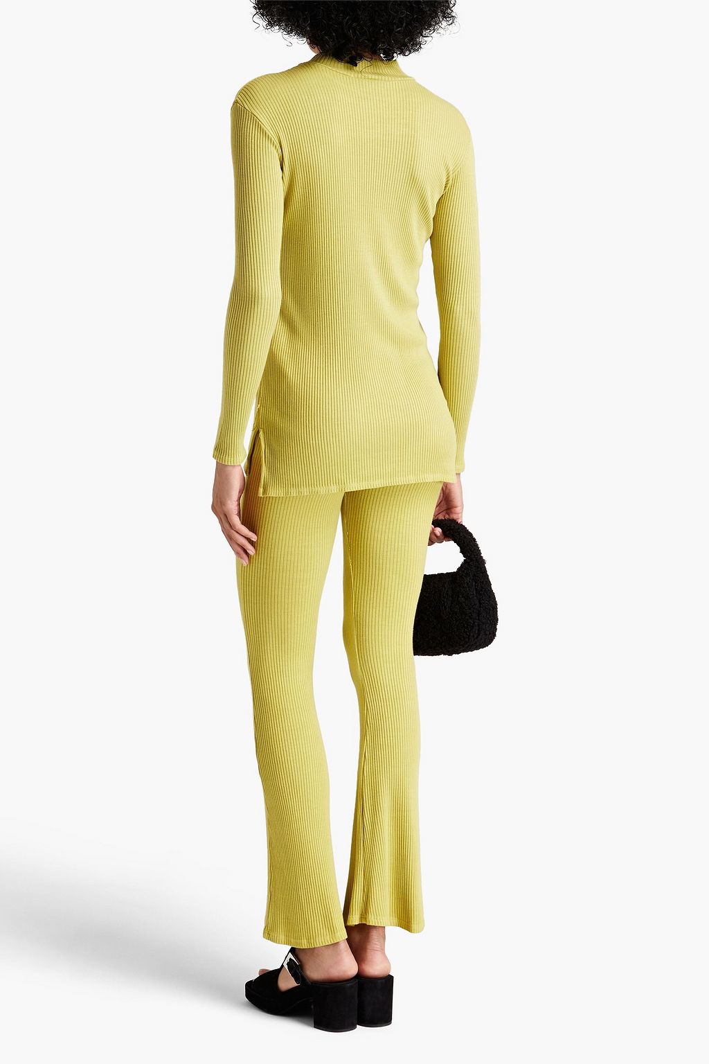 SIMON MILLER Ribbed jersey top