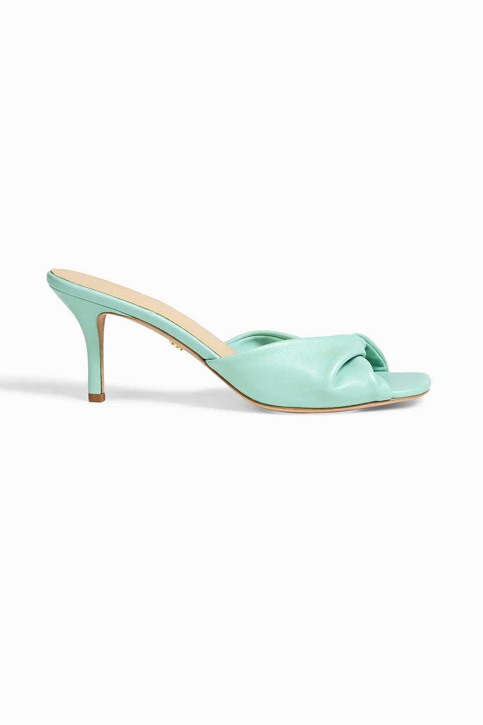 VERONICA BEARD MELLI TWISTED LEATHER MULES,3074457345632721699