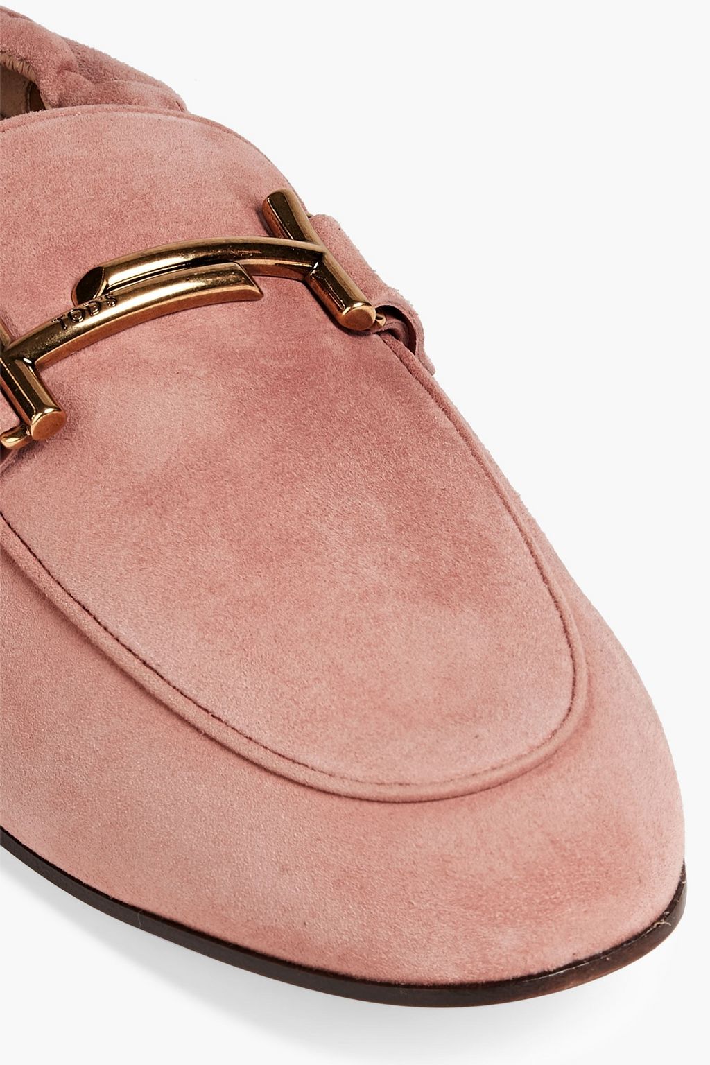 TOD'S Double T suede loafers
