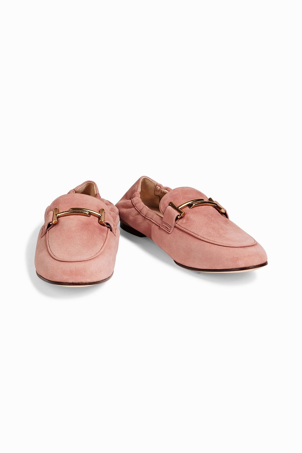 TOD'S Double T suede loafers