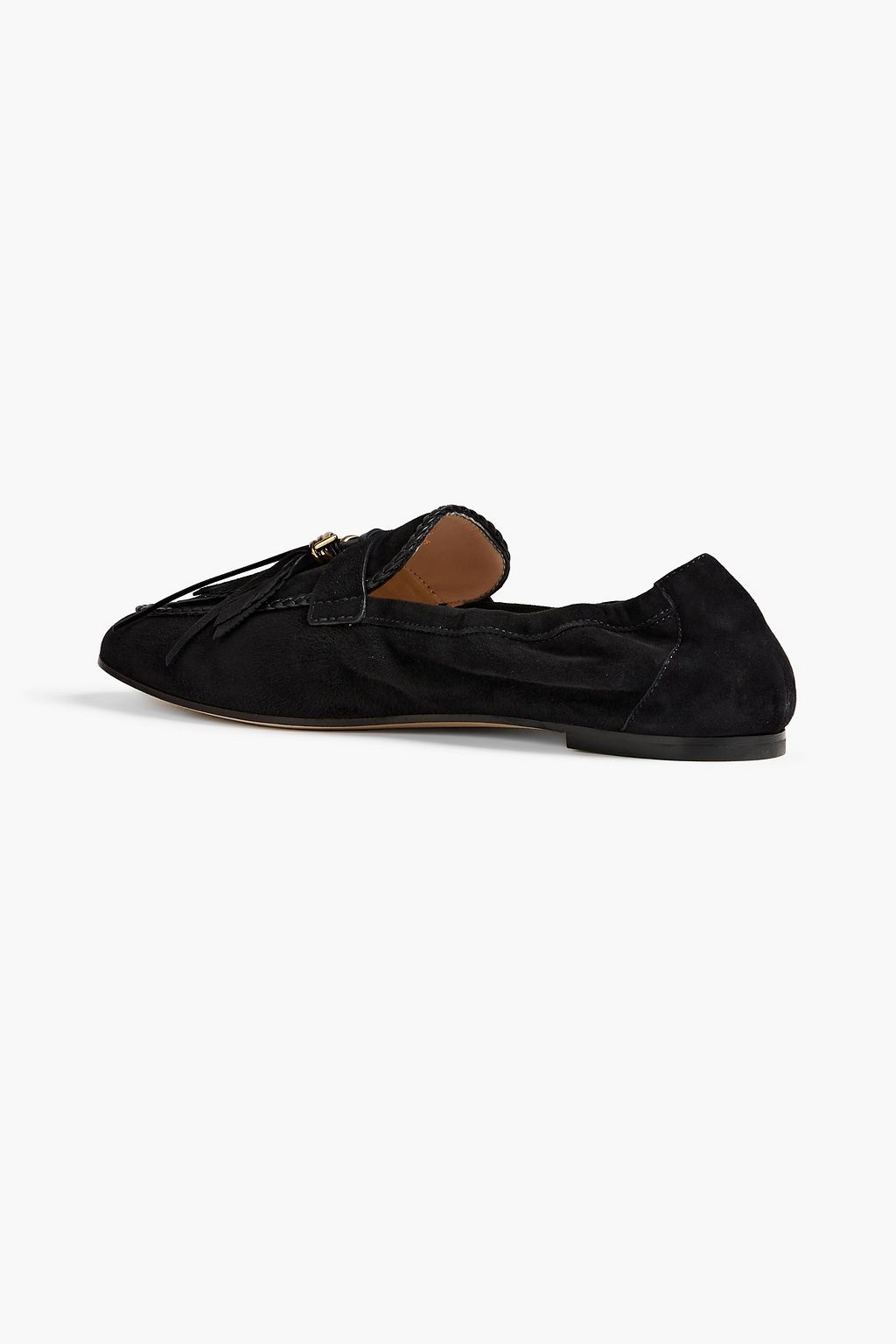 TOD'S Loafers aus Veloursleder mit Verzierung