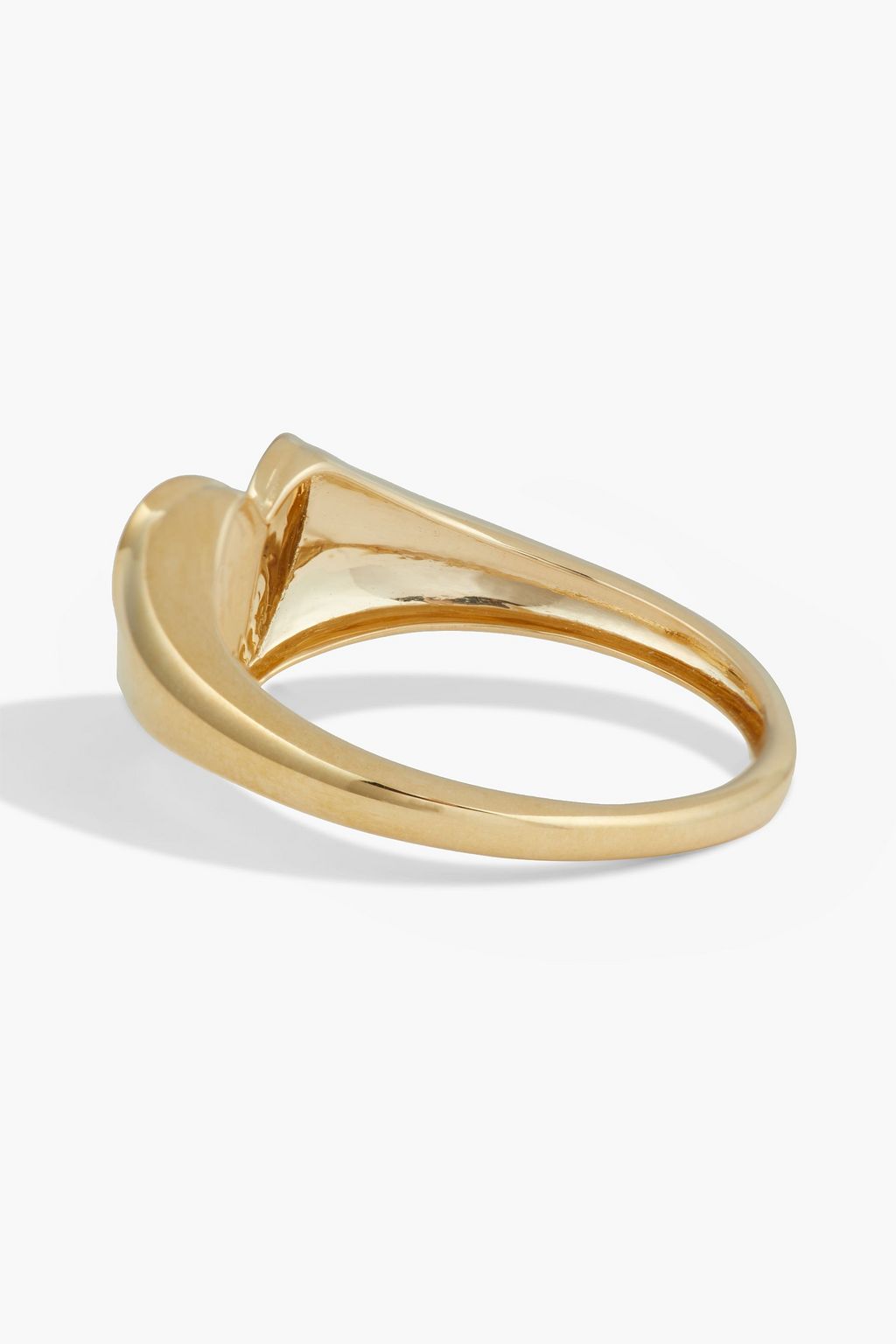 ADINA REYTER 14-karat gold, diamond and enamel ring