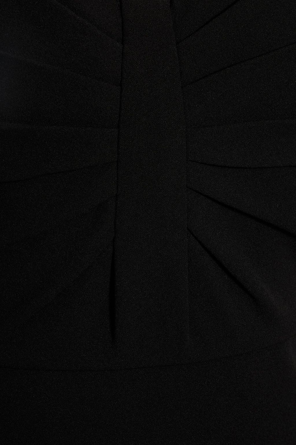 BADGLEY MISCHKA Pleated crepe dress