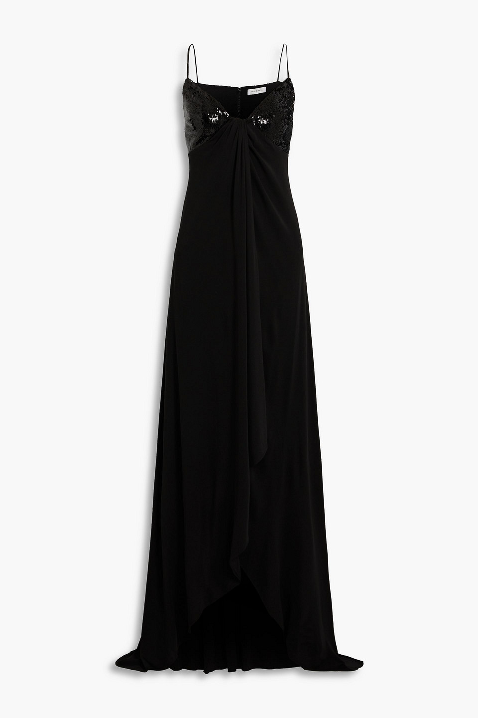 Halston Viv sequin-embellished jersey gown