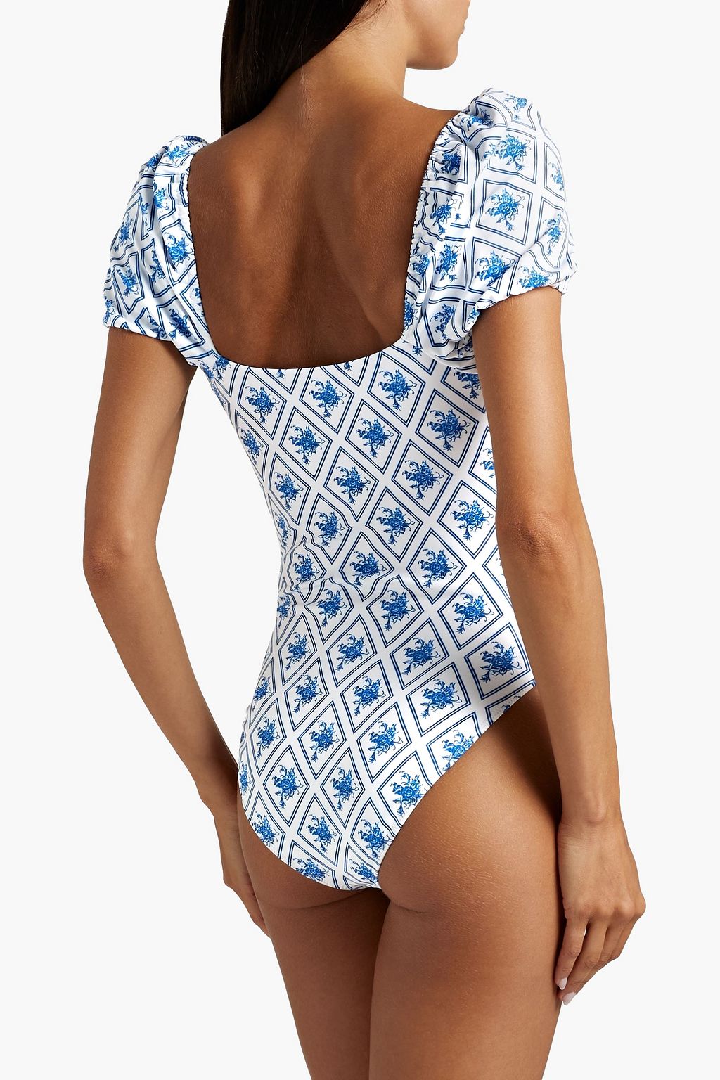 CAROLINE CONSTAS Printed swimsuit