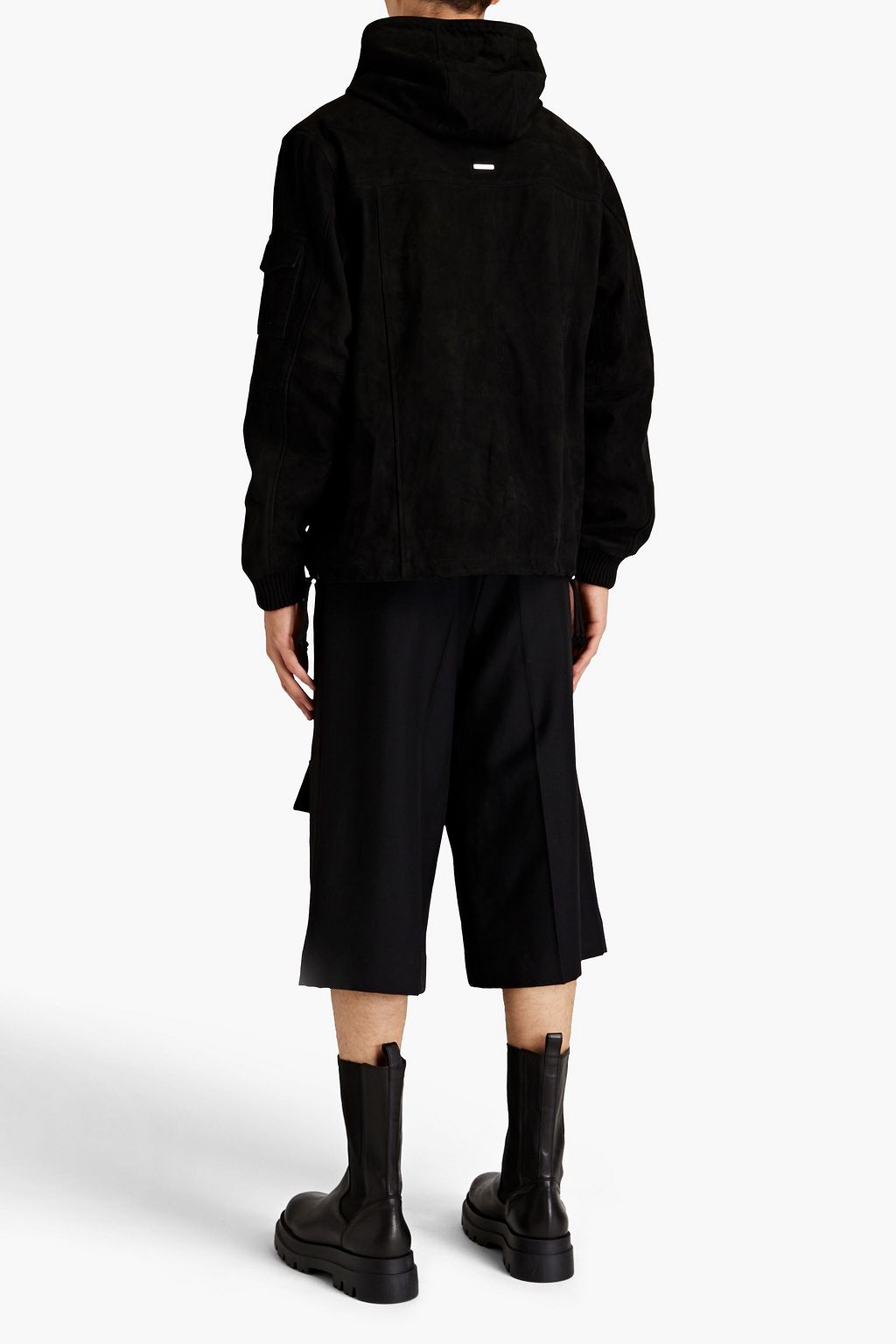 DEADWOOD Suede hooded jacket