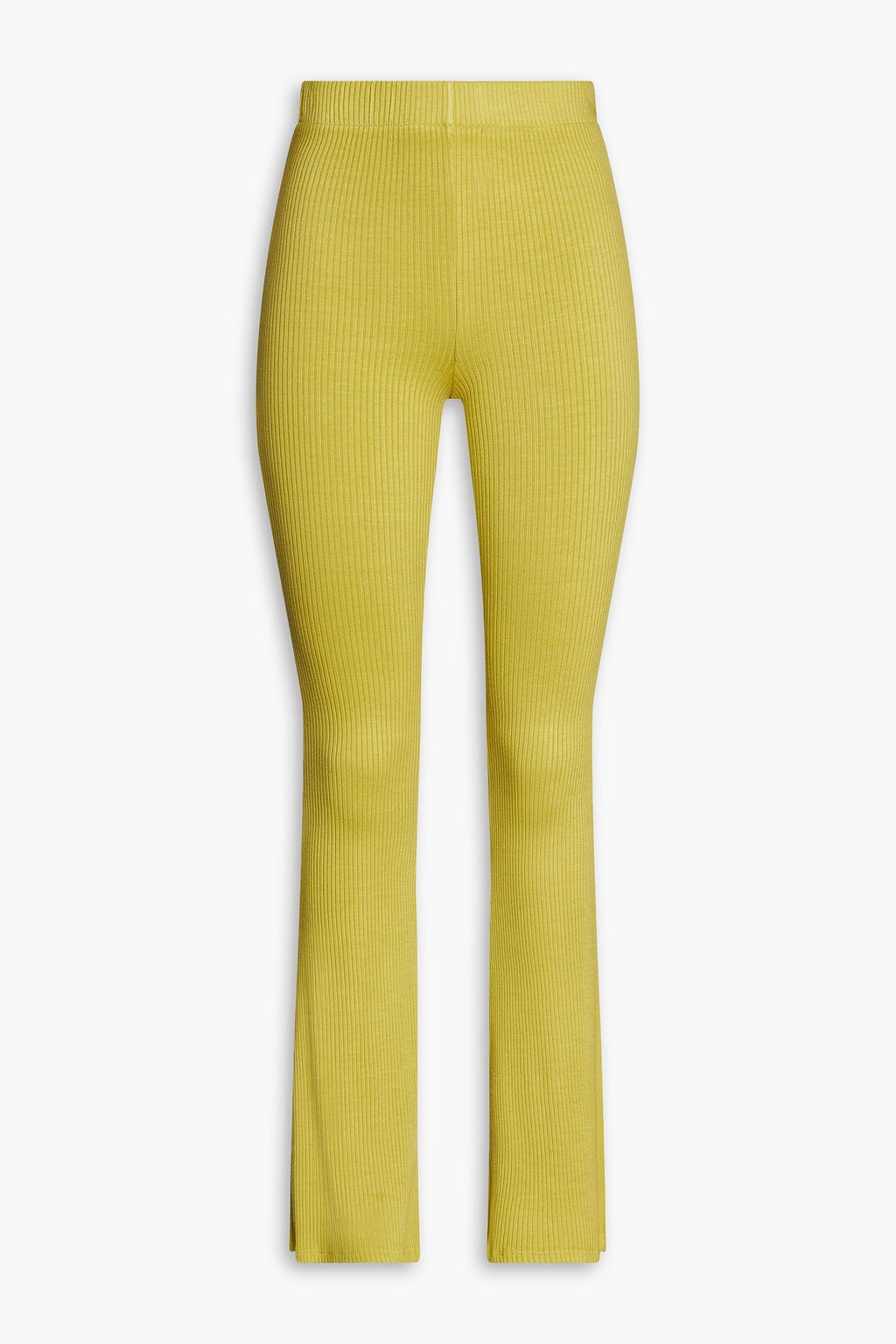 SIMON MILLER Ribbed jersey flared pants