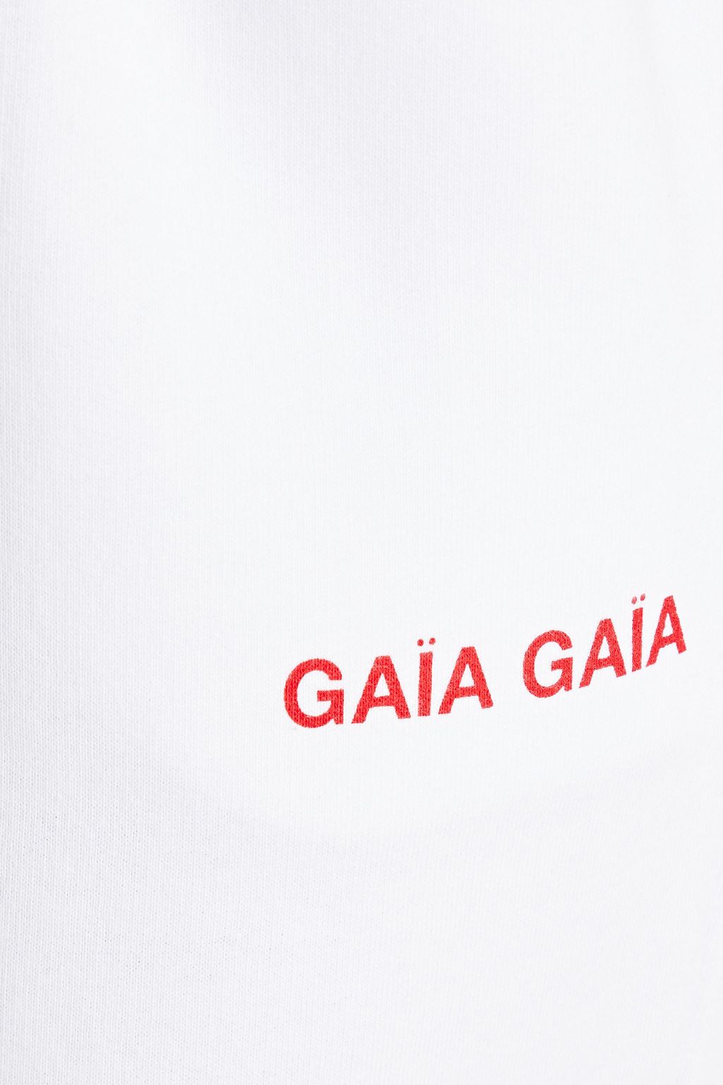 GAÏA GAÏA Track Pants aus Baumwollfrottee mit Print