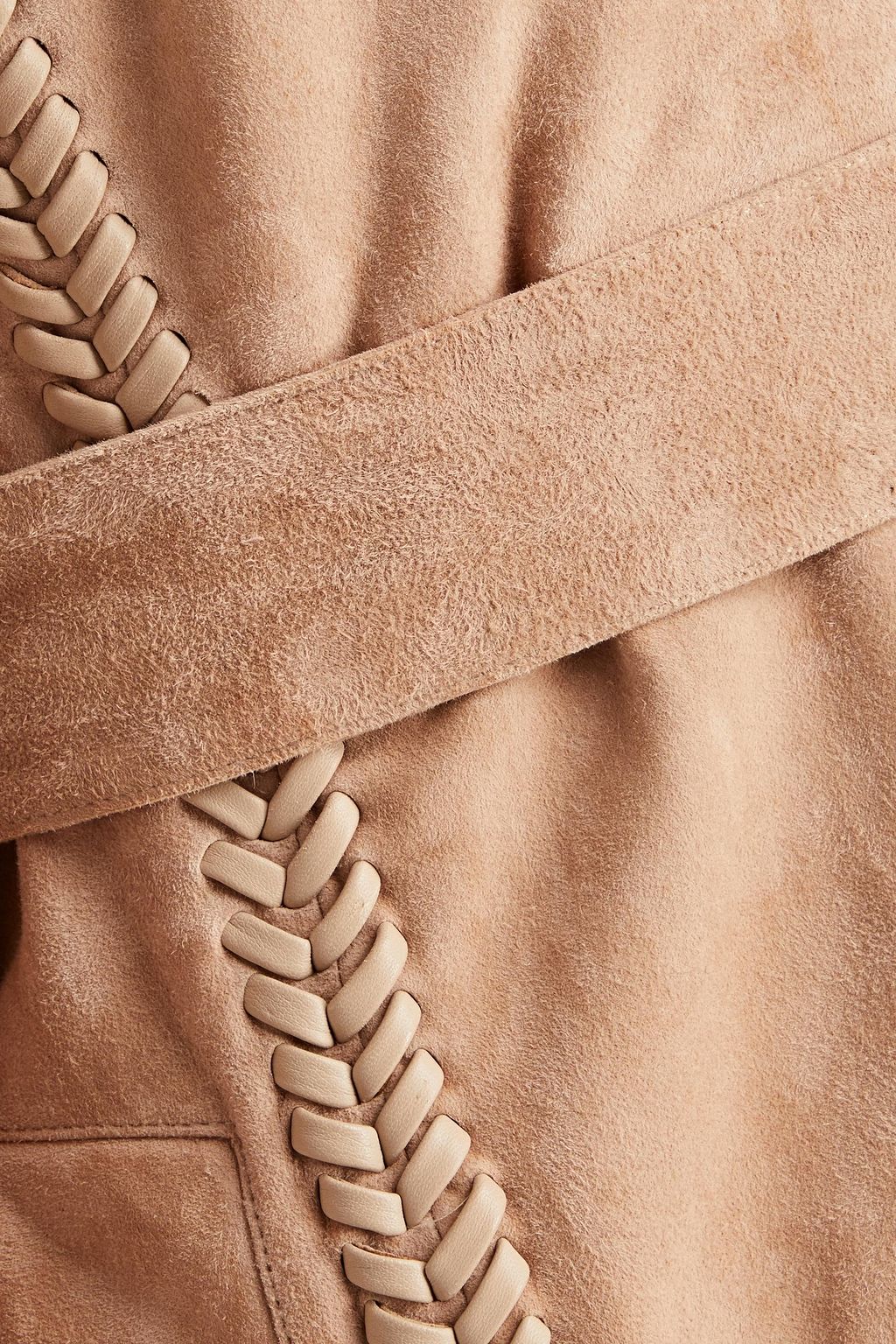 RETROFÊTE Donna belted suede coat