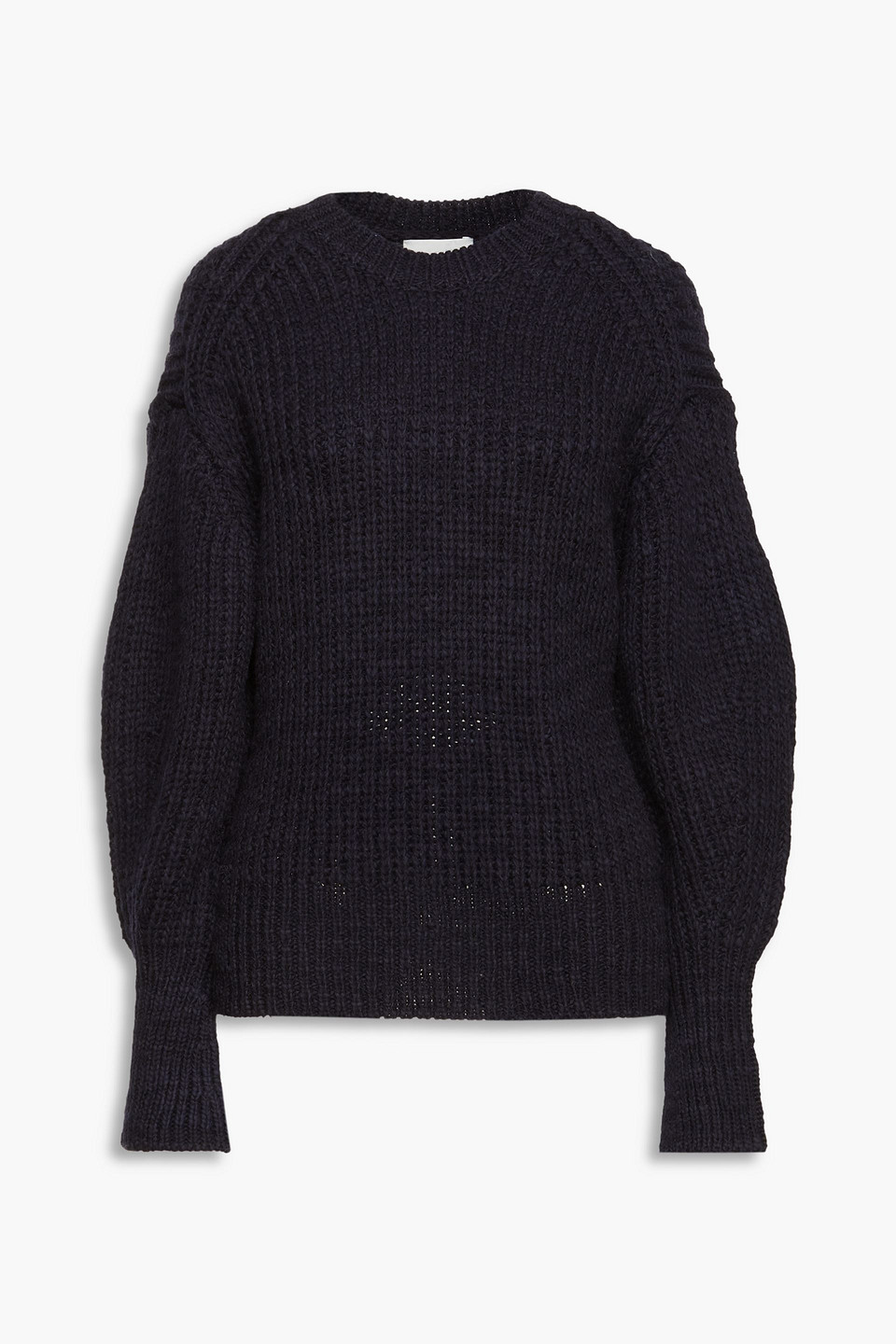 3.1 Phillip Lim Cutout Ribbed Wool Sweater In Black