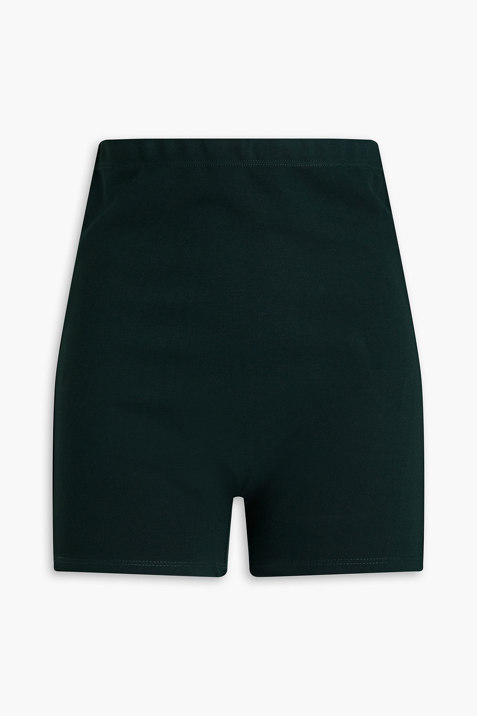 Leset Jersey Shorts In Dark Green