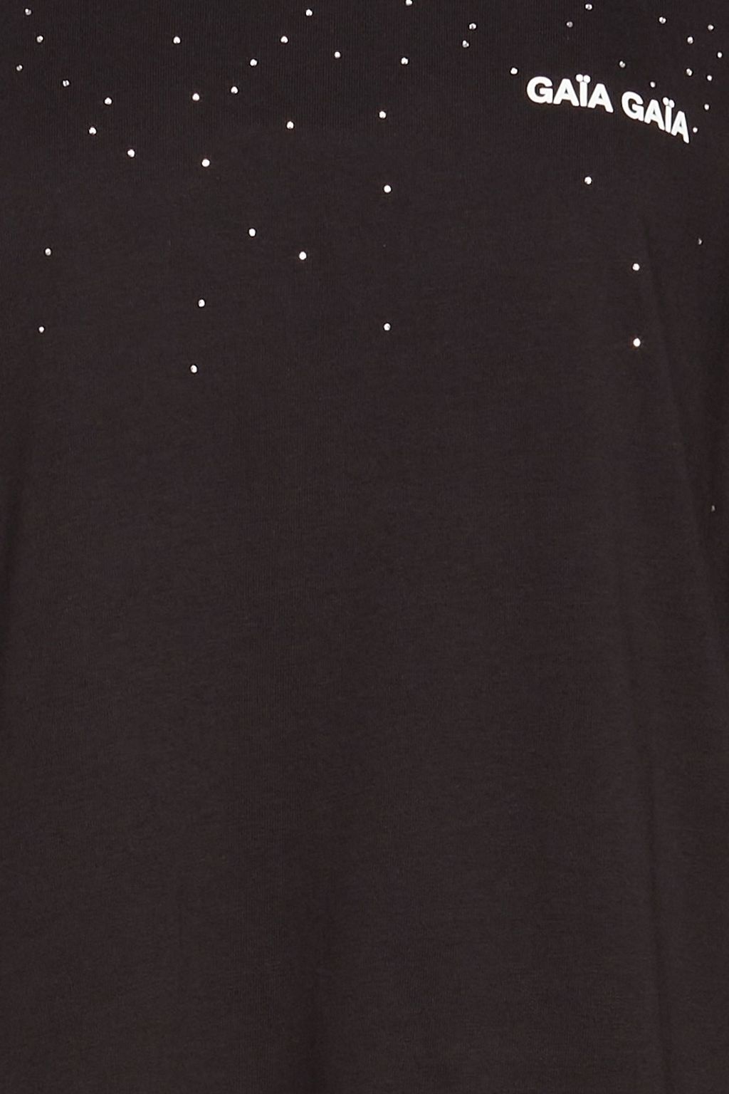 GAÏA GAÏA Crystal-embellished printed cotton-jersey T-shirt
