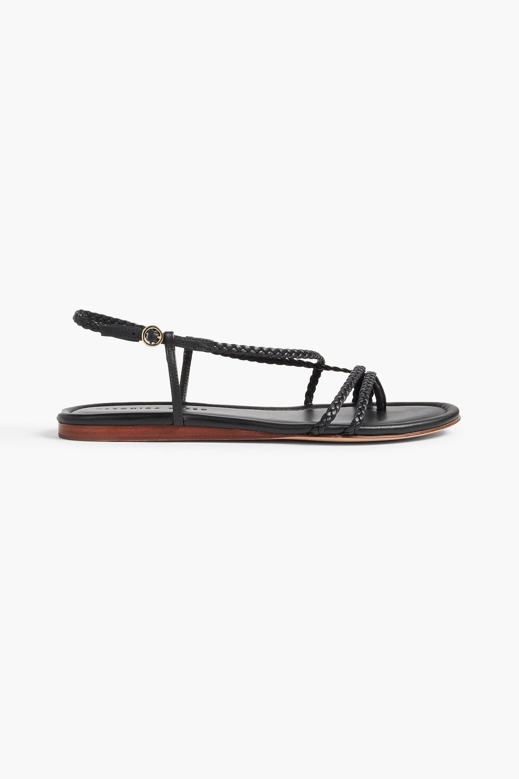 VERONICA BEARD Soia braided leather sandals | THE OUTNET